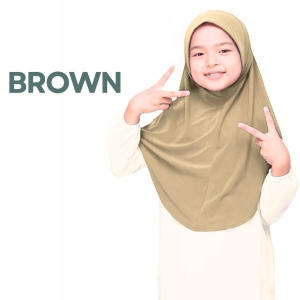 এই হিজাবটি গরমে আরামদায়ক Brown কালার - 10 year