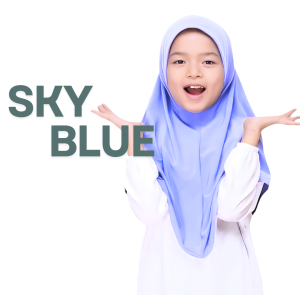 এই হিজাবটি গরমে আরামদায়ক SKY BLUE কালার - 10 year