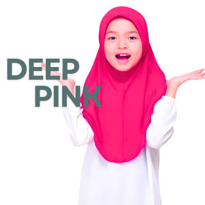 শীতের জন্য আরামদায়ক হিজাব, Deep pink কালার - 4