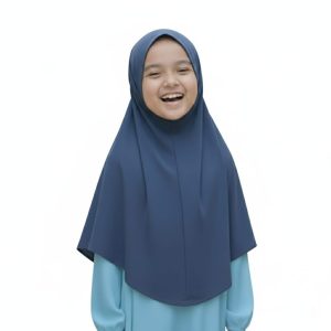 এই হিজাবটি গরমের জন্য আরামদায়ক  ডিপ  ব্লু কালার - 15