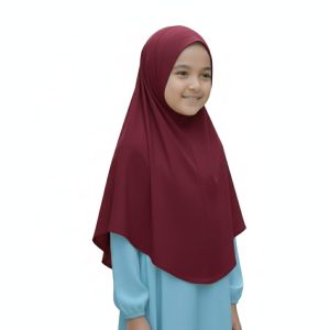 এই হিজাবটি শীতের জন্য আরামদায়ক মেরন কালার - 15